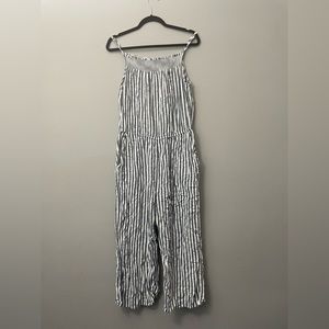 Blue and White Jumpsuit